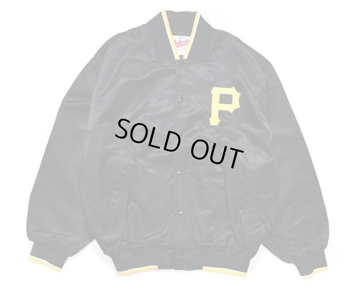 画像1: Used Starter Satin Varsity Jacket "Pittsburgh Pirates" (1)