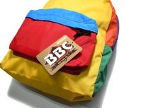 画像2: Deadstock BBC(Big Bag Co.) Nylon Day Pack Crazy Rainbow made in USA (2)