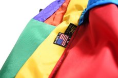 画像4: Deadstock BBC(Big Bag Co.) Nylon Day Pack Crazy Rainbow made in USA (4)