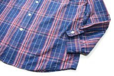 画像3: Used Polo Sport Plaid Pattern 2Pokect Shirt ラルフローレン (3)