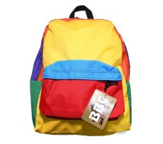 画像1: Deadstock BBC(Big Bag Co.) Nylon Day Pack Crazy Rainbow made in USA (1)