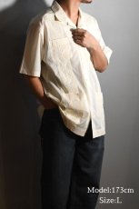 画像6: Cubavera Short Sleeve Guayabera Shirt Ivory キューバベラ (6)