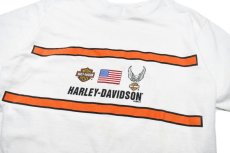 画像2: Used Harley-Davidson S/S Tee White made in USA (2)