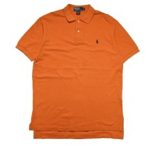 画像1: Used Polo Ralph Lauren S/S Polo Shirt Orange ラルフローレン (1)