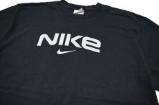 画像2: Used Nike S/S Print Tee Black ナイキ (2)