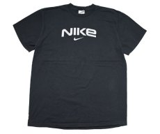 画像1: Used Nike S/S Print Tee Black ナイキ (1)