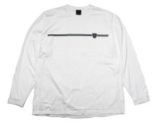 画像1: Used Nike L/S Print Tee White ナイキ (1)