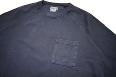 画像2: ONEITA Pigment Dye Heavy Weight T-Shirts Navy (2)