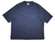 画像1: ONEITA Pigment Dye Heavy Weight T-Shirts Navy (1)