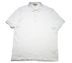 画像1: Used Burberry S/S Polo Shirt White (1)