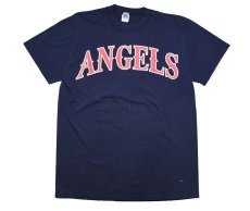 画像1: Used MLB S/S Print Tee "California Angels" made in USA (1)