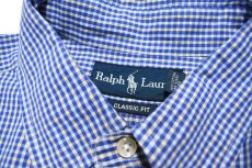 画像4: Used Ralph Lauren Gingham Check B/D Shirt "Classic Fit" ラルフローレン (4)