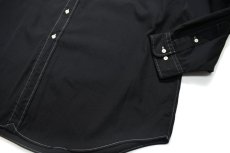 画像3: Used Ralph Lauren B/D Shirt "Yarmouth" Black Over Dye ラルフローレン (3)