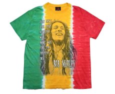 画像1: Used Musician S/S Tie Dye Tee "Bob Marley" (1)