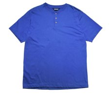 画像1: Used Lands' End S/S Henley Tee made in USA (1)