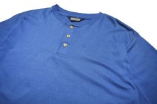 画像2: Used Lands' End S/S Henley Tee made in USA (2)