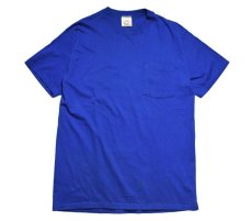 画像1: Used L.L.Bean × Russell Athletic Blank S/S Pocket Tee Blue made in USA (1)