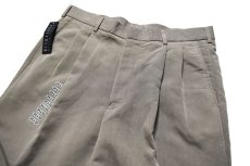 画像2: Perry Ellis Portfolio Pleated Slacks Khaki (2)