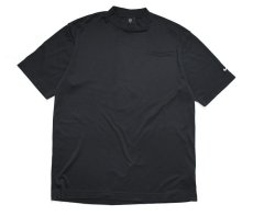 画像1: Used Nike S/S Mock Neck Tee Black ナイキ (1)