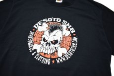 画像2: Used Skull Print S/S Tee "Desoto SK8" (2)