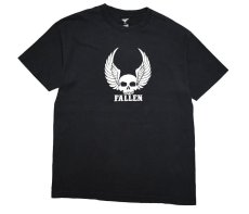 画像1: Used Skull Print S/S Tee "Fallen" (1)