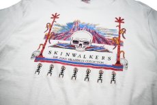 画像2: Used Skull Print S/S Tee "Skin Walkers" made in USA (2)