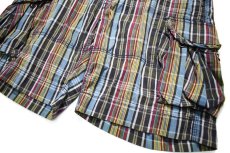 画像3: Used Polo Ralph Lauren Plaid Cargo Shorts (3)
