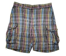 画像1: Used Polo Ralph Lauren Plaid Cargo Shorts (1)