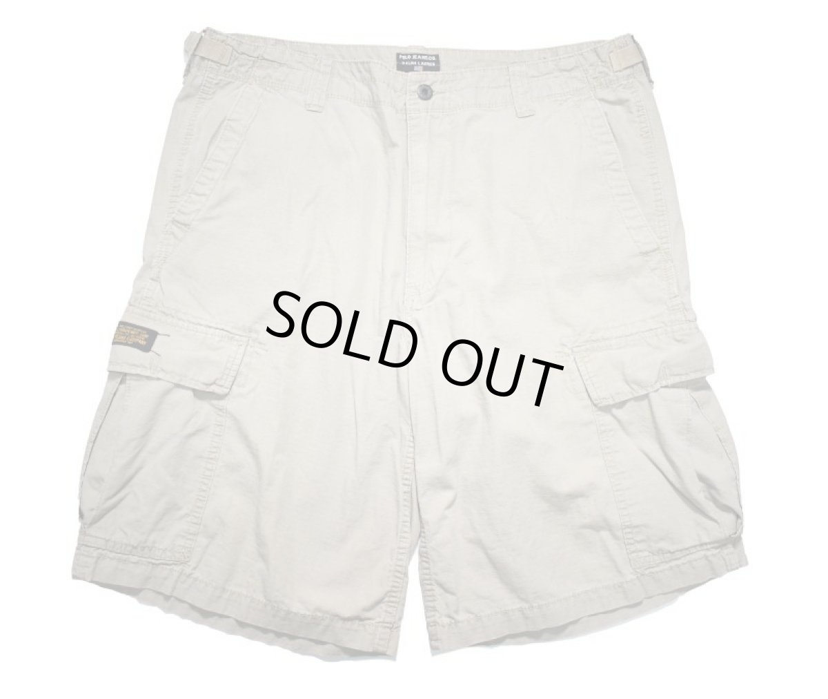 画像1: Used Polo Jeans Co. Cargo Shorts Khaki (1)