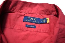 画像4: Polo Ralph Lauren Open Coller Shirt "Classic Fit" Red (4)
