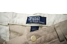 画像5: Used Polo Ralph Lauren Pleated Linen Shorts Khaki (5)