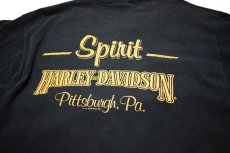 画像4: Used Harley-Davidson S/S Print Tee made in USA (4)