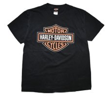 画像1: Used Harley-Davidson S/S Print Tee made in USA (1)