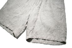 画像3: Used Nautica Pleated Linen Shorts Khaki (3)