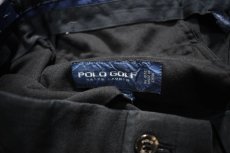 画像5: Deadstock Polo Golf Pleated Linen Shorts Navy (5)