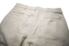 画像4: Used Polo Ralph Lauren Pleated Linen Shorts Khaki (4)