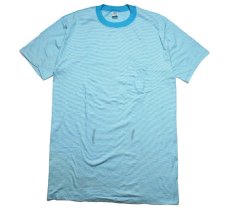 画像1: Deadstock Towncraft Border S/S Tee made in USA (1)