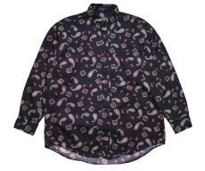 画像1: Used Chaps Ralph Lauren Paisley Pattern L/S Shirt (1)