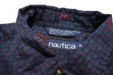 画像4: Used Nautica Paisley Pattern L/S Shirt (4)