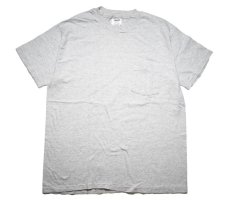 画像1: Used Hanes Bill Blass Blank S/S Pocket Tee Ash made in USA (1)