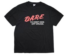 画像1: Used S/S Print Tee "D.A.R.E" (1)