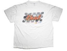 画像1: 【SALE】Used Nascar S/S Print Tee "Bud Racing" (1)