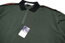 画像2: Deadstock Nautica Zip Polo Shirt (2)