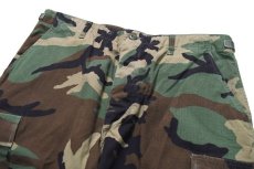 画像2: Used Us Military Ripstop Combat Trouser Woodland Camo (2)