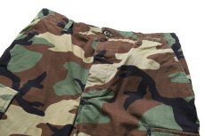 画像2: Used Us Military Ripstop Combat Trouser Woodland Camo (2)