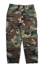 画像1: Used Us Military Ripstop Combat Trouser Woodland Camo (1)