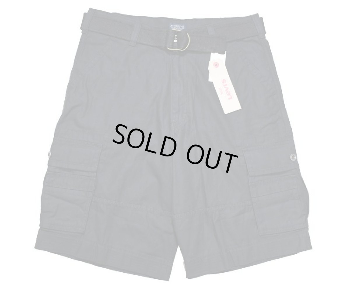 画像1: Levi's Squad Cargo Shorts Black リーバイス (1)