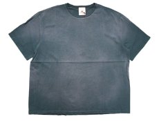 画像1: MOOJI MOOJI US Oversize Crop T-Shirt Sun Fade Enamel Green (1)