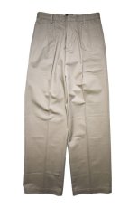 画像1: Deadstock Dockers Pleated Chino Trouser D4 Relaxed Fit #1024 Khaki (1)