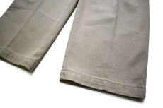 画像3: Deadstock Dockers Pleated Chino Trouser Relaxed Fit #6125 Khaki (3)